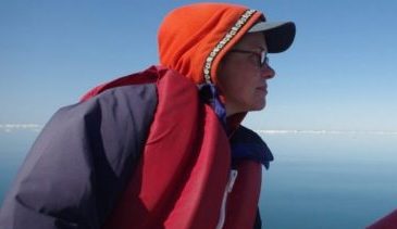Rebecca Bentzen Conducting Fieldwork In The Chukchi Sea. Wildlife Conservation Society Plans To Continue Nesting Surveys And Studies In Coming Years. Photo Courtesy Of Sally Andersen.