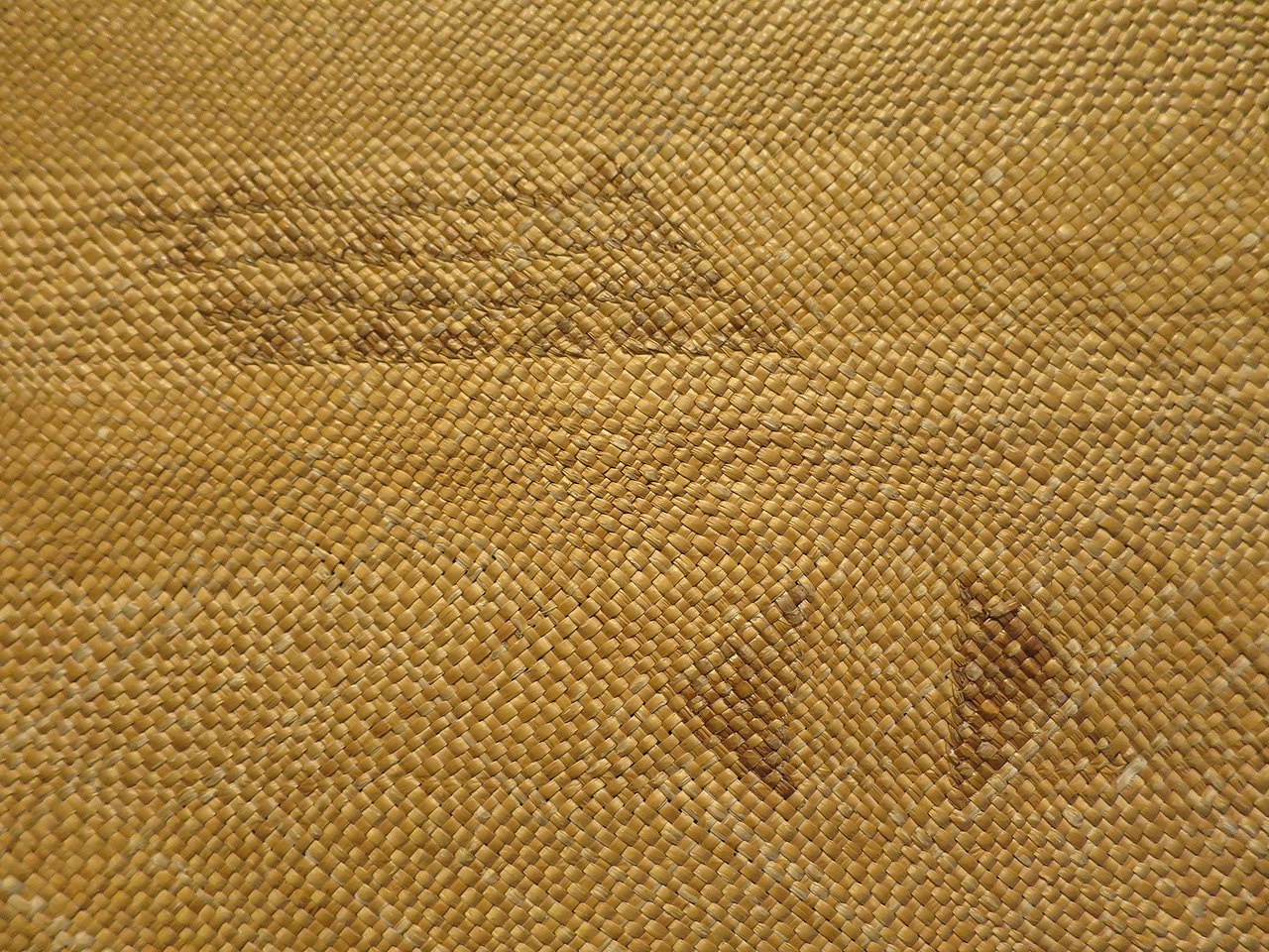 A 19th century Makaloa mat.