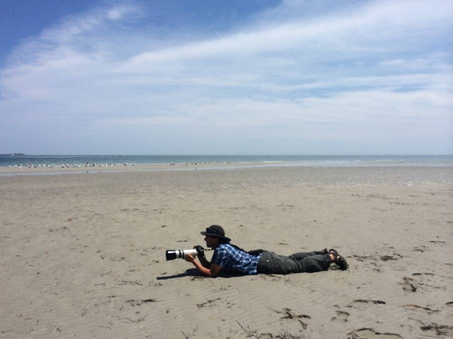Shiloh capturing inspiring images. Photo by Monica Iglecia