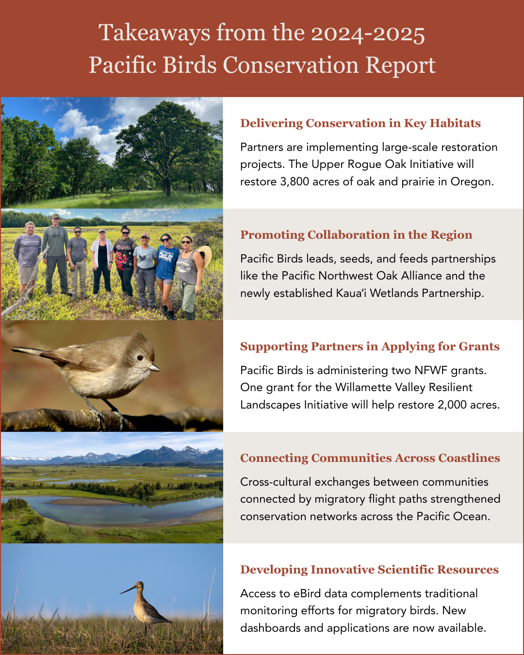2024-25 Conservation Report Infographic 2024-25 Conservation Report Infographic