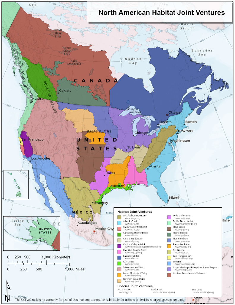 MBJV Map - US and Canada MBJV Map - US and Canada