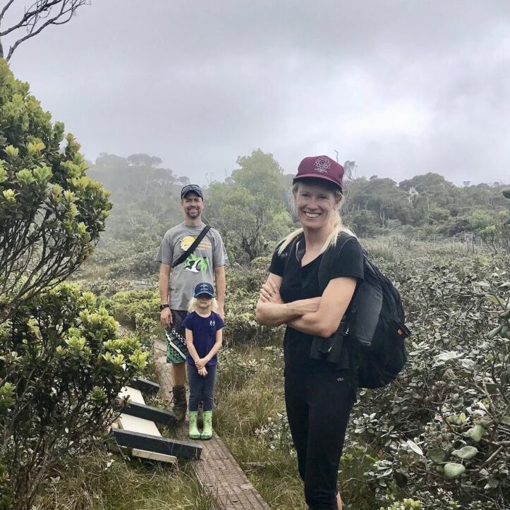 Hiking in Kauaʻi with family, 2016